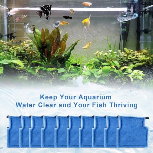 Aquarium Filter Cartridge Replacement Rite-Size A Filter Cartridges Compatible with MarineLand Penguin Power Filters 75 & 100 and for Aqua-Tech(EZ-Change #1) 5-15 Power Filters, 10 Pack in Kuwait