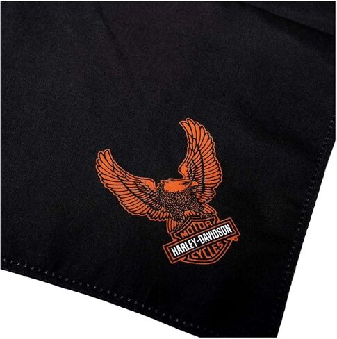 Harley-Davidson Bar & Shield Eagle Pet Tie Bandana - Large/X-Large, Black in Saudi Arabia
