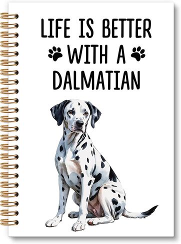 هدايا Dalmatian Dalmatian Dog Notebook Journal ، Dalmatian Gifts Procal Noteboor ، Dog Notebooks Higds for Dalmatians لعشاق أصحاب النساء ، اللوازم المكتبية لمدرسة Dalmatiandog ، 6x8.2in in Kuwait
