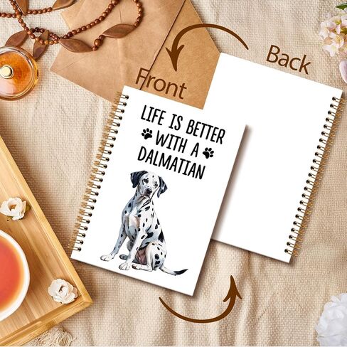 هدايا Dalmatian Dalmatian Dog Notebook Journal ، Dalmatian Gifts Procal Noteboor ، Dog Notebooks Higds for Dalmatians لعشاق أصحاب النساء ، اللوازم المكتبية لمدرسة Dalmatiandog ، 6x8.2in in Kuwait