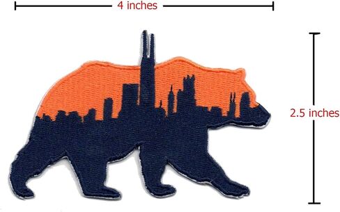 MJShop29 Bear with Rugby Fan Team Team Team Iron on Patches for Clothing Backpacks Jeans Potorcycle Patch على القبعات المخصصة للأكياس التكتيكية in Saudi Arabia