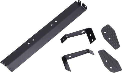 RC Rear Wing Aluminum Alloy Carbon Fiber Spoiler Tail Wing High Performance Upgrade for 1/10 Remote Control Car Black 165mm in Saudi Arabia