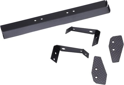 RC Rear Wing Aluminum Alloy Carbon Fiber Spoiler Tail Wing High Performance Upgrade for 1/10 Remote Control Car Black 165mm in Saudi Arabia