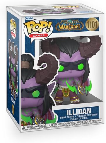 Pop Games: World of Warcraft - Illidan with Warglaive of Azzinoth Vinyl Figure Included with Box Protector Compatible for Funko in Saudi Arabia