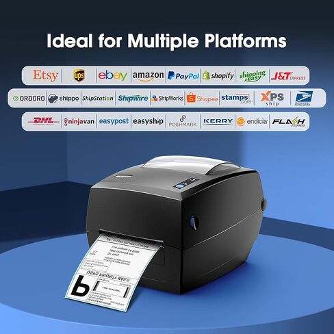 Thermal Label Printer-IDPRT SP420 Shipping ، Maker USB ، طابعة تسمية عالية السرعة 150 مم/S-4X6 لنظام Windows & Mac ، متوافق مع UPS و Amazon و eBay و ECT. (متجدد) in Saudi Arabia