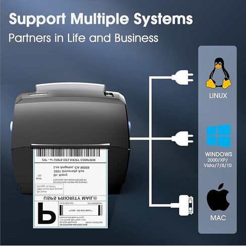 Thermal Label Printer-IDPRT SP420 Shipping ، Maker USB ، طابعة تسمية عالية السرعة 150 مم/S-4X6 لنظام Windows & Mac ، متوافق مع UPS و Amazon و eBay و ECT. (متجدد) in Saudi Arabia