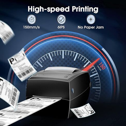 Thermal Label Printer-IDPRT SP420 Shipping ، Maker USB ، طابعة تسمية عالية السرعة 150 مم/S-4X6 لنظام Windows & Mac ، متوافق مع UPS و Amazon و eBay و ECT. (متجدد) in Saudi Arabia