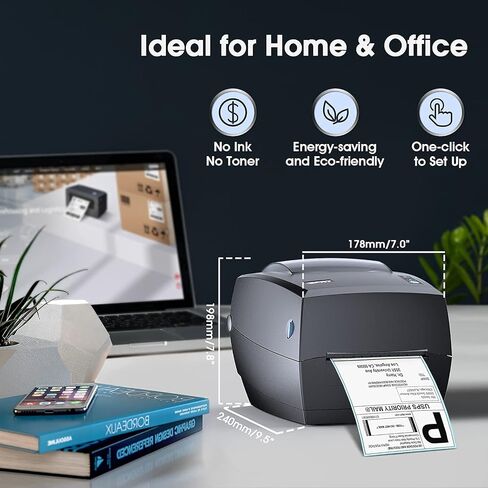 Thermal Label Printer-IDPRT SP420 Shipping ، Maker USB ، طابعة تسمية عالية السرعة 150 مم/S-4X6 لنظام Windows & Mac ، متوافق مع UPS و Amazon و eBay و ECT. (متجدد) in Saudi Arabia