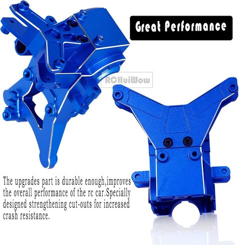 RC Composite Front Rear Upper Gearbox Covers and Shock Tower Upgrades for 1/10 Big Rock 3S BLX,Granite/Senton 3S BLX,Granite/Senton Mega550,1/8 Typhon 3S BLX,Typhon Mega550,Green in Saudi Arabia