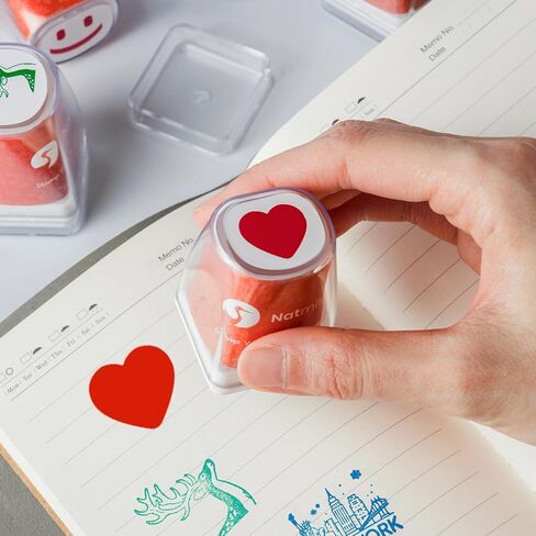 مجموعة طوابع Office Stamps Self -Inking - تصميم مخصص حصري - مثالي للمخطط اليومي ، دفاتر اليومية ، الأعمال ، العدل ، Sellos ، Excel ، Journal ، Server ، المعلمين (تم مسحها ضوئيًا) in Saudi Arabia