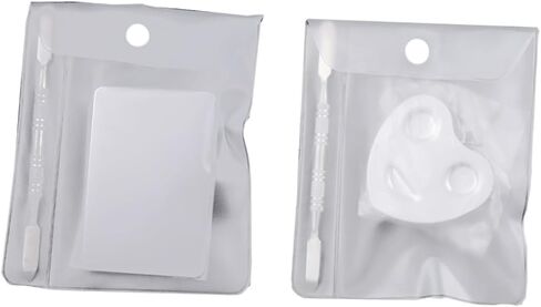 Homoyoyo 2sets Art Art Art Mixing Plate Mixing Palette للمكياج تشمل تصاميم القلب للمحترفين والحرف اليدوية DIY in Kuwait