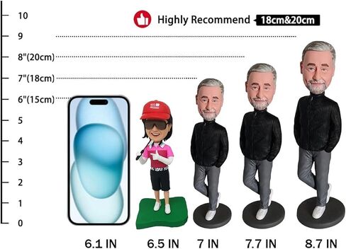دمية Noggle المخصصة: Doctor Coat Doctor Doctor Doctor Personalized Bobblehead Doll لأفضل هدية للأطباء in Kuwait