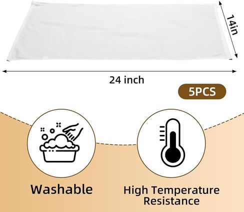 5 Pcs Pressing Cloth for Ironing Cotton Cloth Pressing for Iron 14 x 24 Inch Fabric Press Clothing Sewing and Ironing Fabric Protector Press Tool in Saudi Arabia