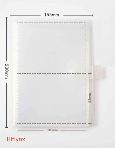 3 × 5 "منظم Card Card Card ، Hiflynx 40 Goiles Hand 160 بطاقة ، حامل بطاقة 3x5 المحمولة للطلاب مكتب المعلمين ، البطاقات الفلاش والاستلام. in Saudi Arabia