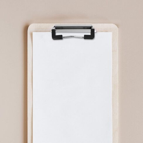 15pcs Mountable Clipboard Clips Spring Loaded Clip Hardware Grip Hanging Hole School Office Document File Folder in Saudi Arabia
