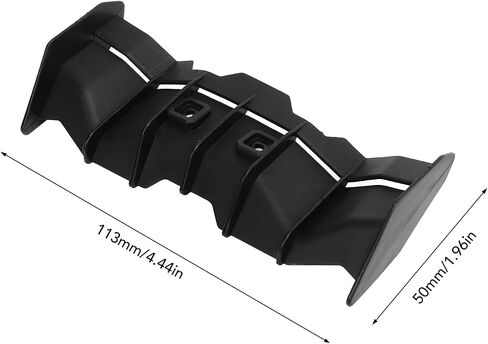 RC Car Wing Body Spoiler, 113x50mm Lightweight PA RC Vehicle Spoilers Tail Rear Wing Accessories for SCY16101 16102 16201 1/16 Car Model in Saudi Arabia