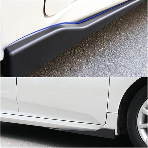 2PCS SAND SIDE VARTS Universal 86cm ألواح الحماية اليمنى اليمنى المضادة لمكافحة التوافق مع شفة الصدمات الجانبية الجانبية (ألياف الكربون) in Kuwait