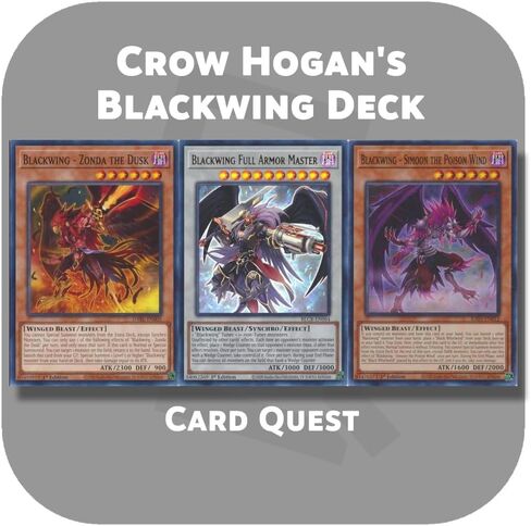 Generic Complete Custom Deck for Yu-Gi-Oh! 5D's - Crow Hogan's Assault Blackwing Synchro Deck in Saudi Arabia
