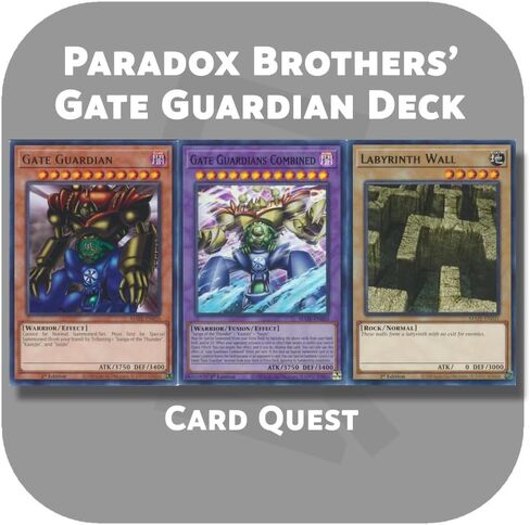 عام كامل سطح مخصص ل yu-gi-oh! - Darmox Brothers 'Gate Guardian & Labyrinth Fusion Deck in Saudi Arabia