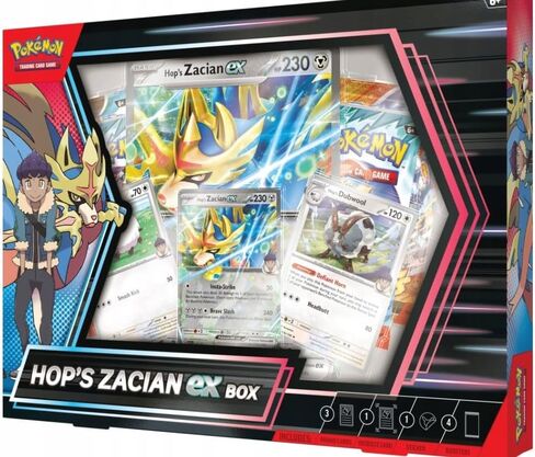 Pokémon TCG: Hop's Zacian ex Box - EN in Saudi Arabia