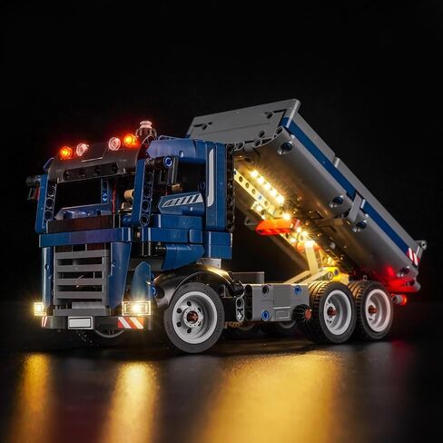 Light kit Compatible with Lego 42203 Tipping Dump Truck - No Model Only Light, LED Lighting Accessories Compatible with Lego 42203 Truck Automatic Dumping Building Set in Saudi Arabia