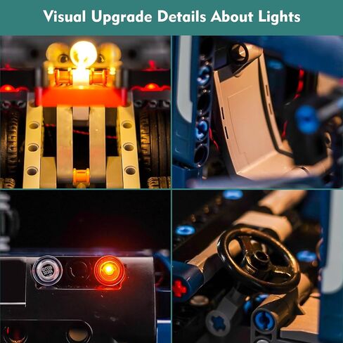 Light kit Compatible with Lego 42203 Tipping Dump Truck - No Model Only Light, LED Lighting Accessories Compatible with Lego 42203 Truck Automatic Dumping Building Set in Saudi Arabia
