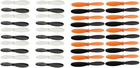 40pcs 3-blade propellers استبدال الدعائم ل × 4 H107 إكسسوارات الطائرات بدون طيار in Saudi Arabia