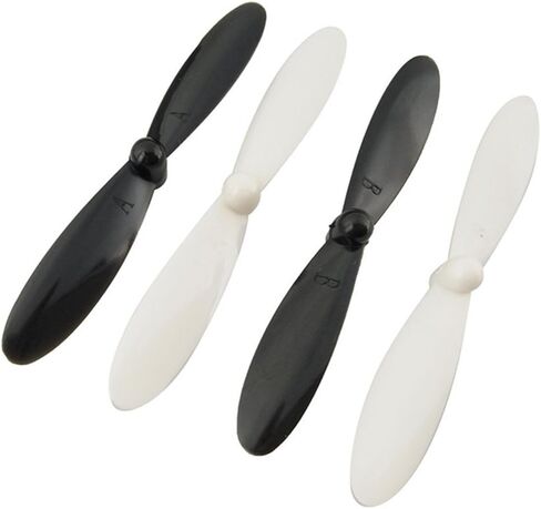 40pcs 3-blade propellers استبدال الدعائم ل × 4 H107 إكسسوارات الطائرات بدون طيار in Saudi Arabia