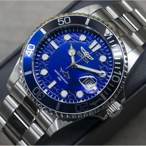 Invicta Pro Diver Men 43mm Stainless Steel Blue dial Quartz, 30807 in Saudi Arabia
