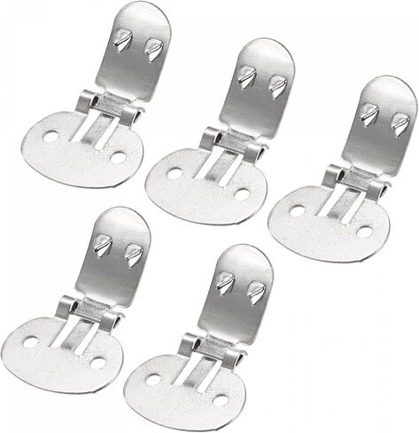 مقاطع أحذية فارغة UXCELL 31 مم × 19.5 مم من الحديد لـ DIY Decoration Silver Tone 20 PCS in Saudi Arabia