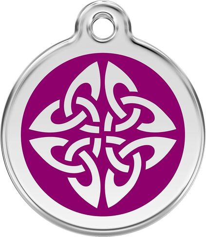 Red Dingo Personalized Tribal Arrows Pet ID Dog Tag (Medium Dark Blue) in Saudi Arabia