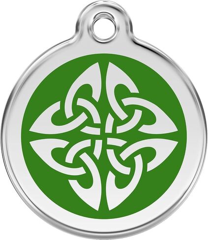 Red Dingo Personalized Tribal Arrows Pet ID Dog Tag (Medium Dark Blue) in Saudi Arabia
