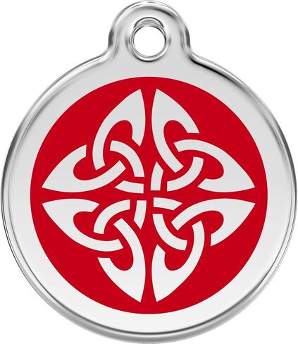 Red Dingo Personalized Tribal Arrows Pet ID Dog Tag (Medium Dark Blue) in Saudi Arabia