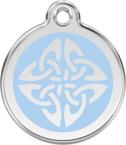 Red Dingo Personalized Tribal Arrows Pet ID Dog Tag (Medium Dark Blue) in Saudi Arabia