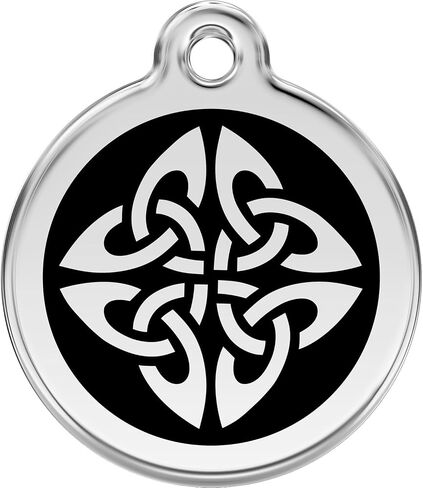 Red Dingo Personalized Tribal Arrows Pet ID Dog Tag (Medium Dark Blue) in Saudi Arabia