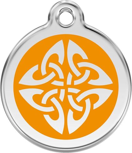 Red Dingo Personalized Tribal Arrows Pet ID Dog Tag (Medium Dark Blue) in Saudi Arabia