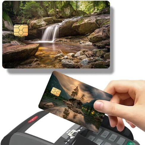 بطاقة الائتمان بشرة ، ملصق لبطاقة بطاقة الخصم اللطيفة ، 4pcs ملصق بطاقة ائتمان قابلة للإزالة 4pcs. in Saudi Arabia