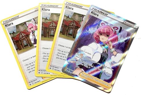 Klara SWSH302 Full Art - Pokemon 4 Card Lot - Black Star Promo & x3 Cosmic Holo in Saudi Arabia