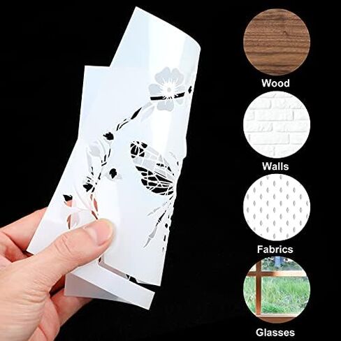 Tenare 12 Pieces Bee Honeycomb Stencil Template Reusable Honeycomb Honey DIY Bee Sweet Template Welcome to Our Stencils for DIY Craft on Wood Wall Home, 6 x 6 Inch in Saudi Arabia