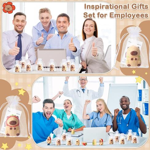30 مجموعة Capybara Party Favors إيجابية Capybara Squeeze Counts مع البطاقات والحقائب الصغيرة Mini Animal الإجهاد التخفيف in Saudi Arabia