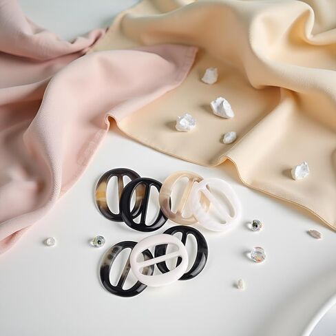 6 pcs tirt clips buckles ، 5cm ، راتنجات الأزياء ، مقاطع قميص بسيطة رواتب قميص رواتب مشبكات الأنيقة الأنيقة شرائح الشرائح المقفلات العنق in Saudi Arabia