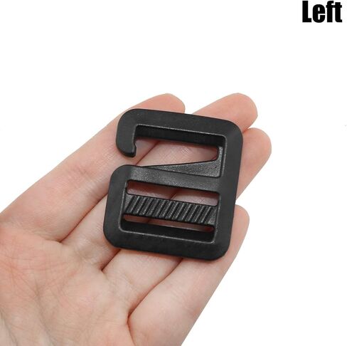 G hook 8pcs 4pairs Black G-Hook Wave Buckles Backpack Bound Bettware Hardware Carabiners Hook Outdoor Webbing Buckle Buckles قابلة للتعديل لحزام حقائب الظهر حزام (4 يسار + 4 يمين) in Saudi Arabia