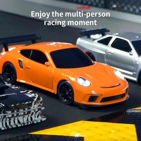 سيارة RC Drift Car - 1:43 سيارة التحكم عن بعد 2.4 جيجا هرتز سيارات Mini Drift Racing عالي السرعة للسيارة مع أضواء LED لهدية RC Toys (4305Silver ، Gyro) in Kuwait