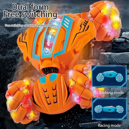 الإيماءات استشعار RC Stunt أفضل هدايا للبنين من 6 إلى 12 سنة ، 2.4 جيجا هرتز 4WD التحكم عن بعد سيارة تويست مع الدوران 360 درجة ، الموسيقى والأضواء الباردة ، مركبة على الطرق الوعرة مع بطاريات مزدوجة (الأزرق) in Saudi Arabia
