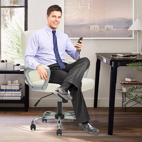 CLATINA Big and Tall 500 lbs Waiting Chair, Leather Guest Reception Chairs with Padded Arm Rest for Waiting Room Office Home and Meeting Conference, Black 8 PK in Kuwait