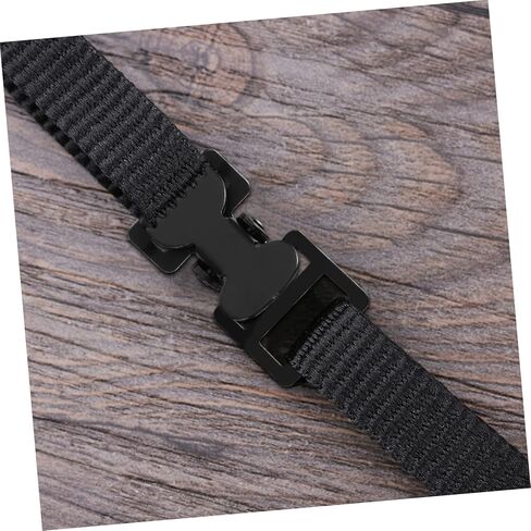 STOBOK 5pcs Medical Clip Buckles Belt Buckle Side Release Backpack Replacement Webbing Iron Black in Saudi Arabia