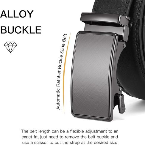 SENDEFN 35MM Ratchet Belt Buckle Only for 1 3/8" Slide Belt Strap Stylish Durable Belt Buckle in Saudi Arabia