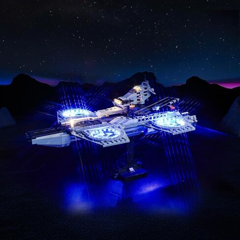 إضاءة LED متوافقة مع Lego The Avengers Helicarrier 76295 ، مجموعة الضوء المتوافقة مع LEGO 76295 ، مع إعطاء الضوء للنموذج ، لم يتضمن مجموعة النموذج (الطبعة الكلاسيكية) in Saudi Arabia