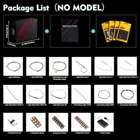 Light kit Compatible with Lego 31208 Hokusai – The Great Wave - No Model Only Light, LED Lighting Accessories Compatible with Lego 31208 Kanagawa Surfing Set (Standard Version) in Saudi Arabia