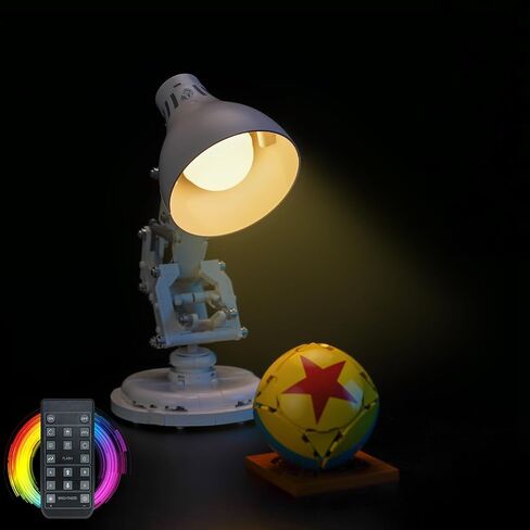 LED Lighting Compatible with Lego Pixar Luxo Jr. 21357，Light Kit Compatible with Lego Disney 21357,NOT Included The Model Set JUST Lights RC Version in Saudi Arabia